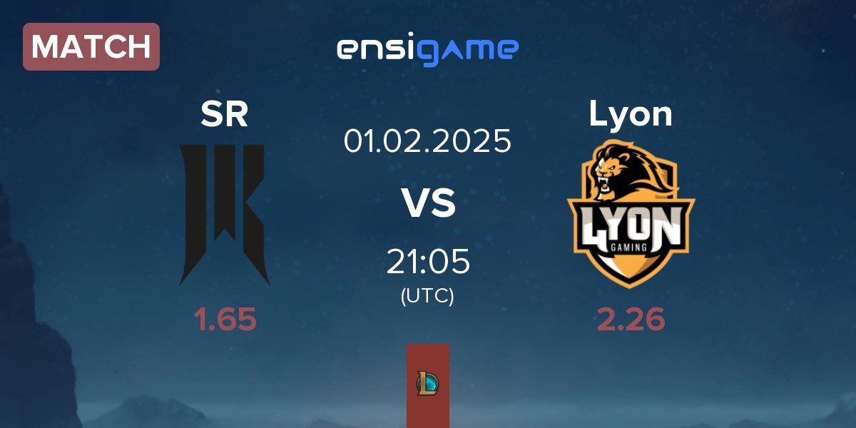 Match Shopify Rebellion SR vs Lyon Gaming Lyon | 01.02