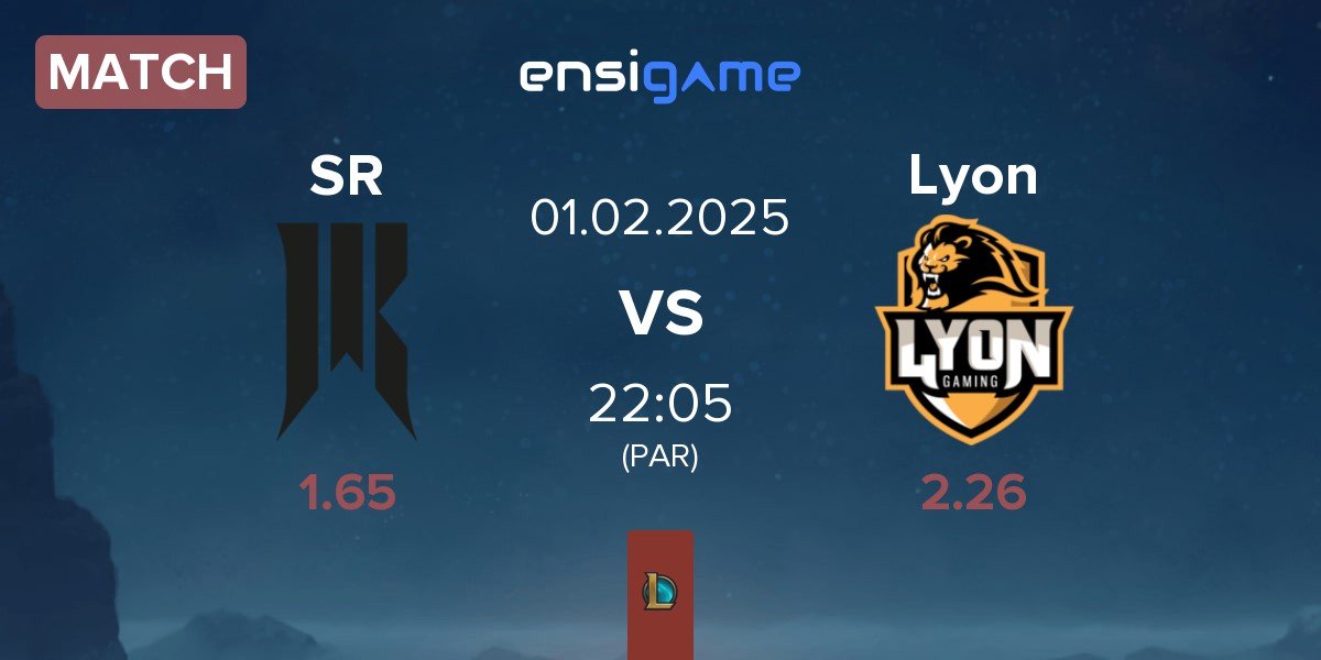 Match Shopify Rebellion SR vs Lyon Gaming Lyon | 01.02