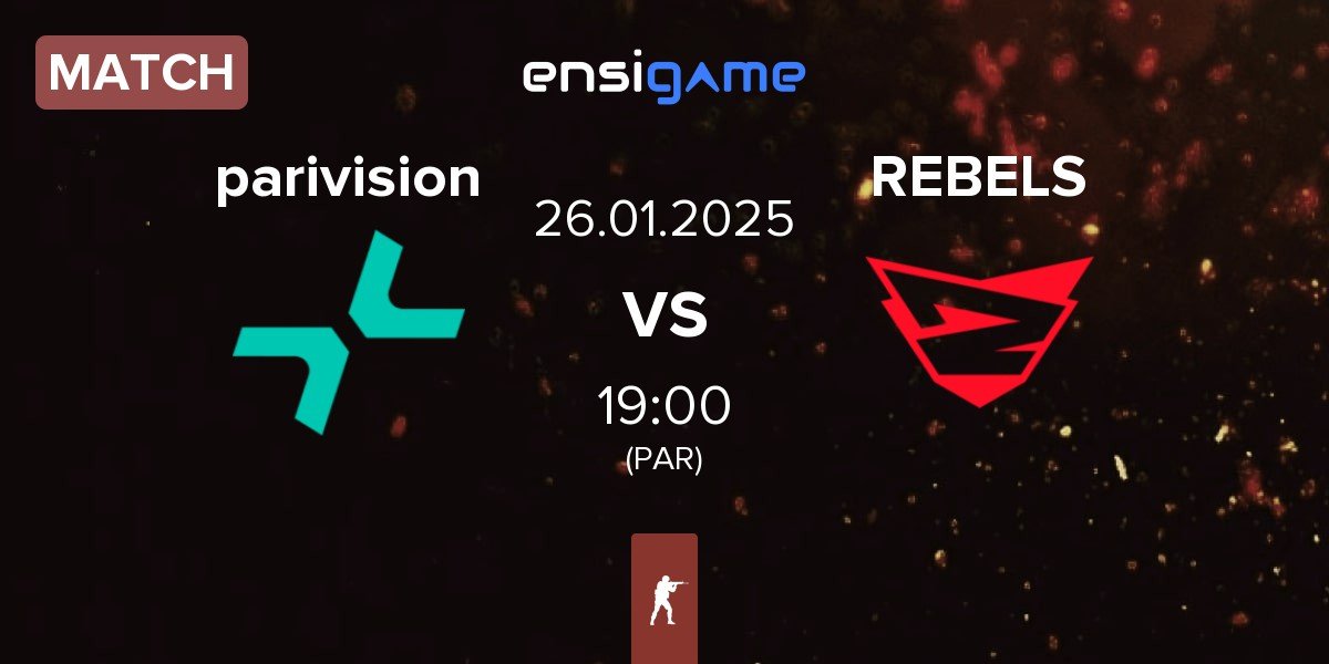 Match PARIVISION parivision vs Rebels Gaming REBELS | 26.01