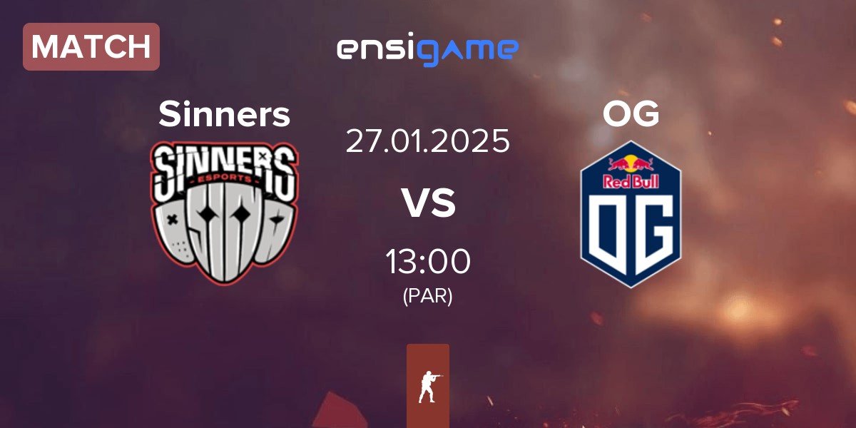 Match Sinners Esports Sinners vs OG Gaming OG | 27.01