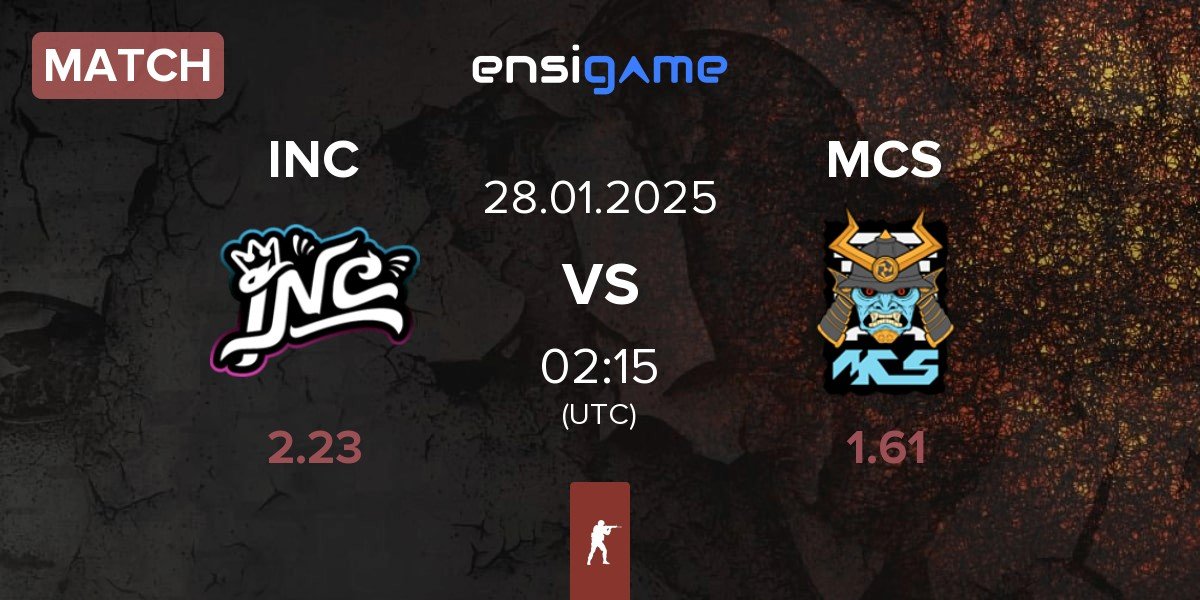 Match InControl INC vs MCS Gaming MCS | 28.01