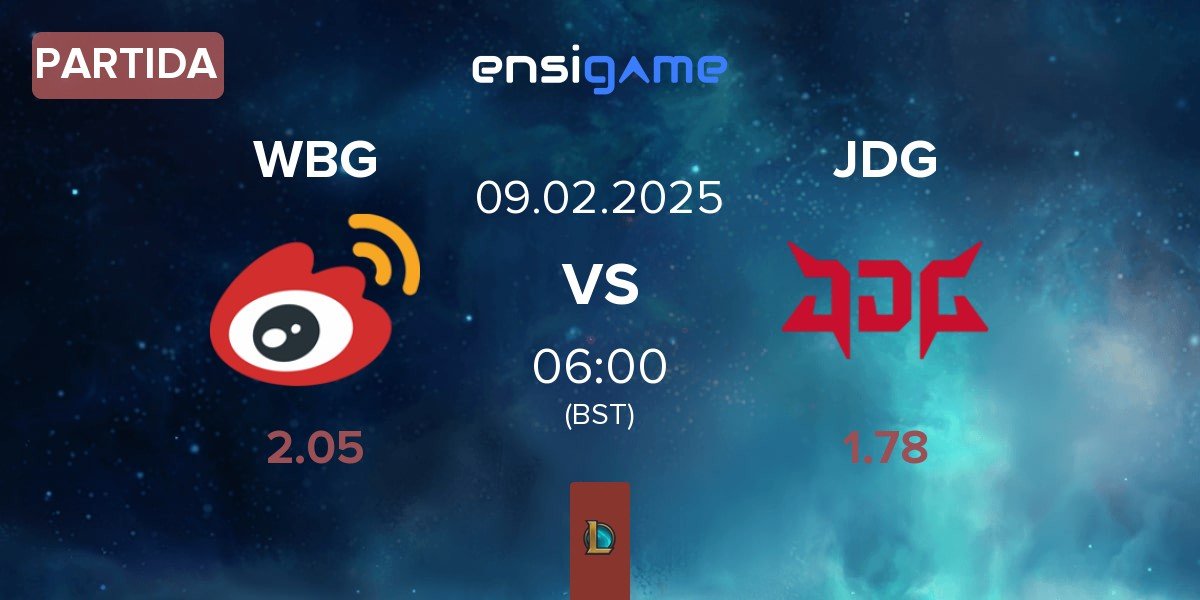 Partida Weibo Gaming WBG vs JD Gaming JDG | 09.02