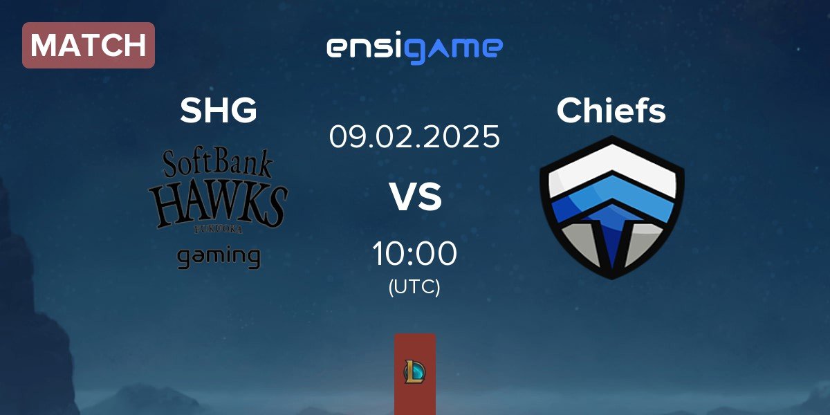 Match Fukuoka SoftBank Hawks gaming SHG vs Chiefs eSports Club Chiefs | 09.02