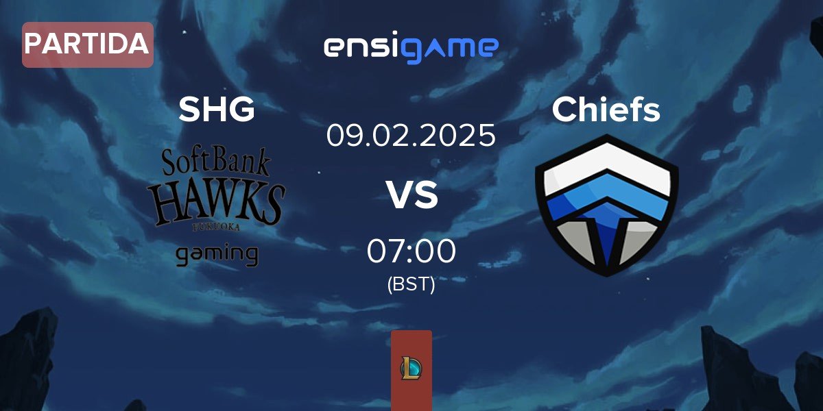 Partida Fukuoka SoftBank Hawks gaming SHG vs Chiefs eSports Club Chiefs | 09.02