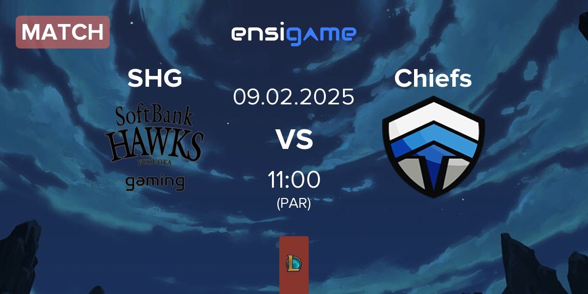 Match Fukuoka SoftBank Hawks gaming SHG vs Chiefs eSports Club Chiefs | 09.02