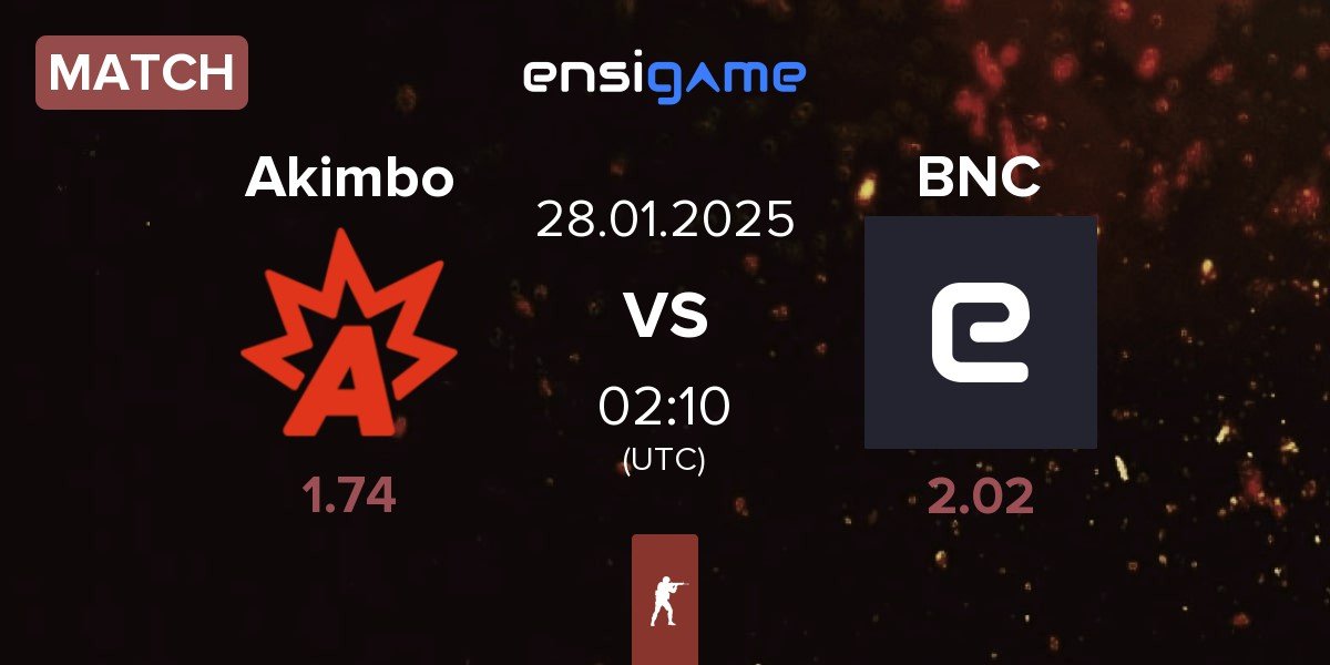 Match Akimbo Esports Akimbo vs Bad News Capybaras BNC | 28.01