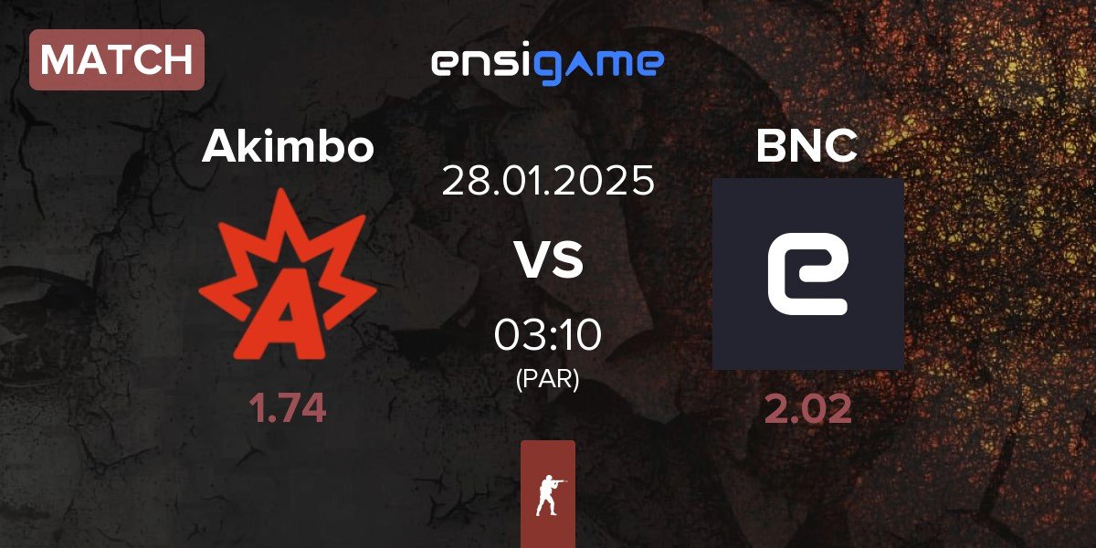 Match Akimbo Esports Akimbo vs Bad News Capybaras BNC | 28.01