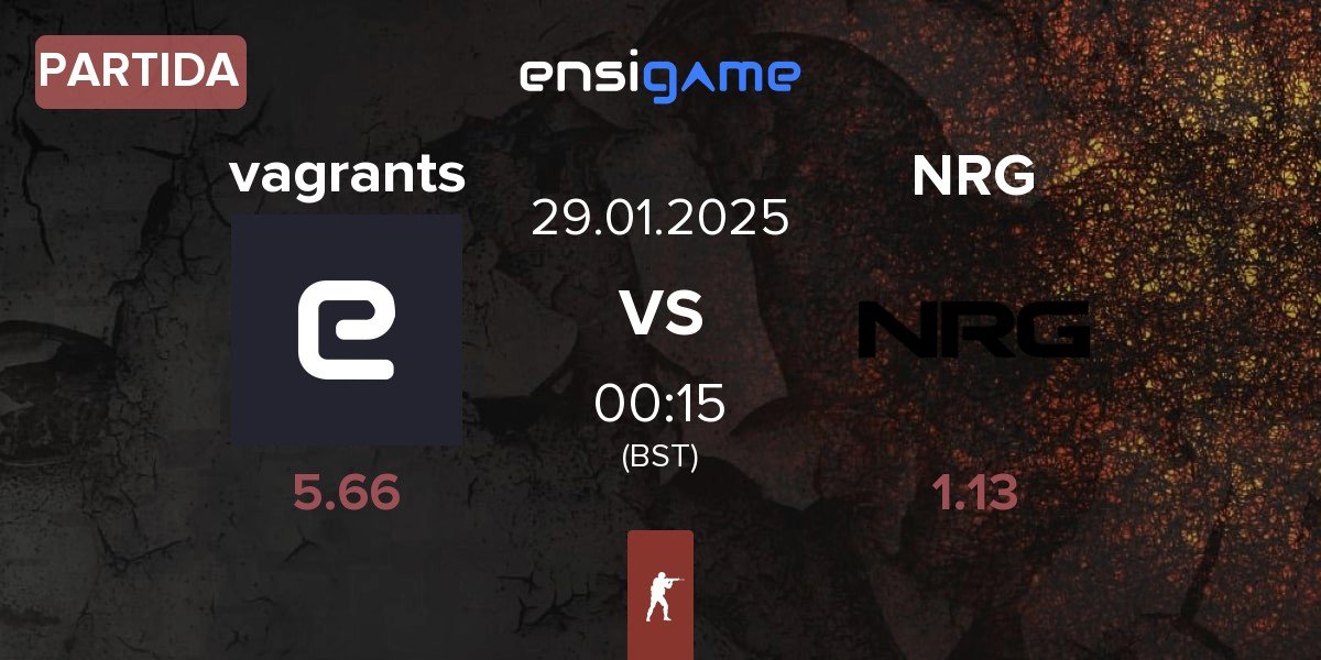 Partida vagrants vs NRG Esports NRG | 29.01