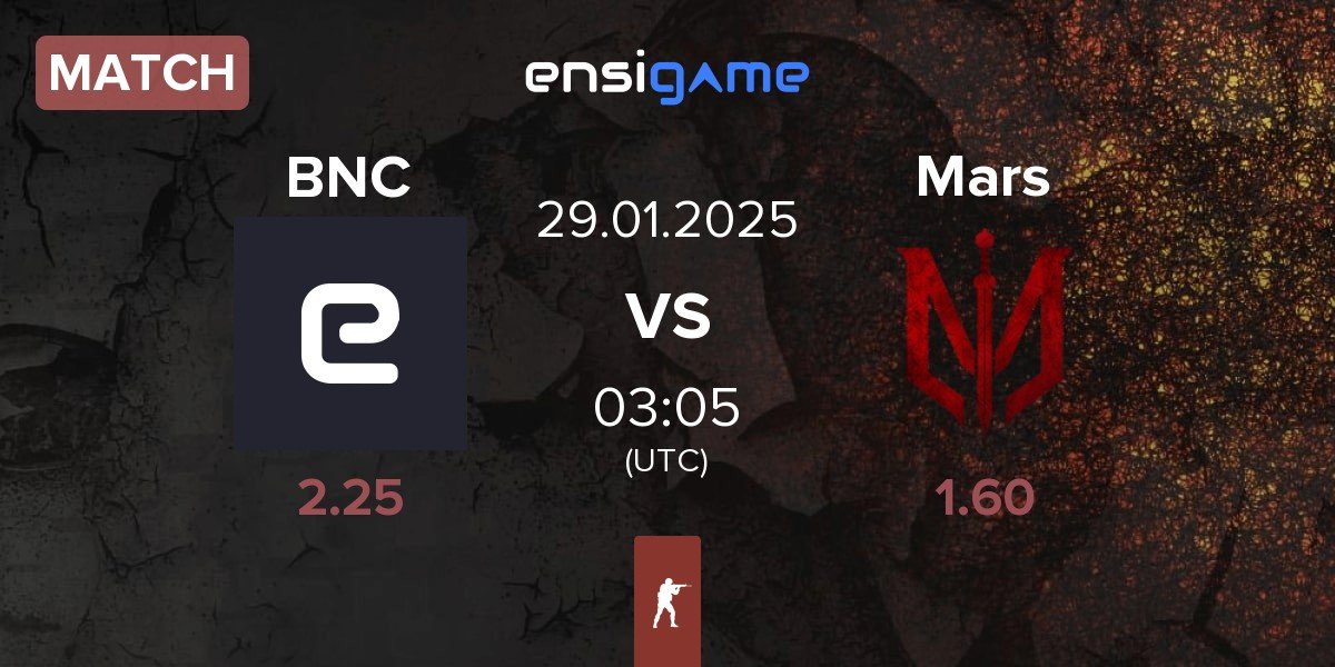 Match Bad News Capybaras BNC vs Marsborne Mars | 29.01