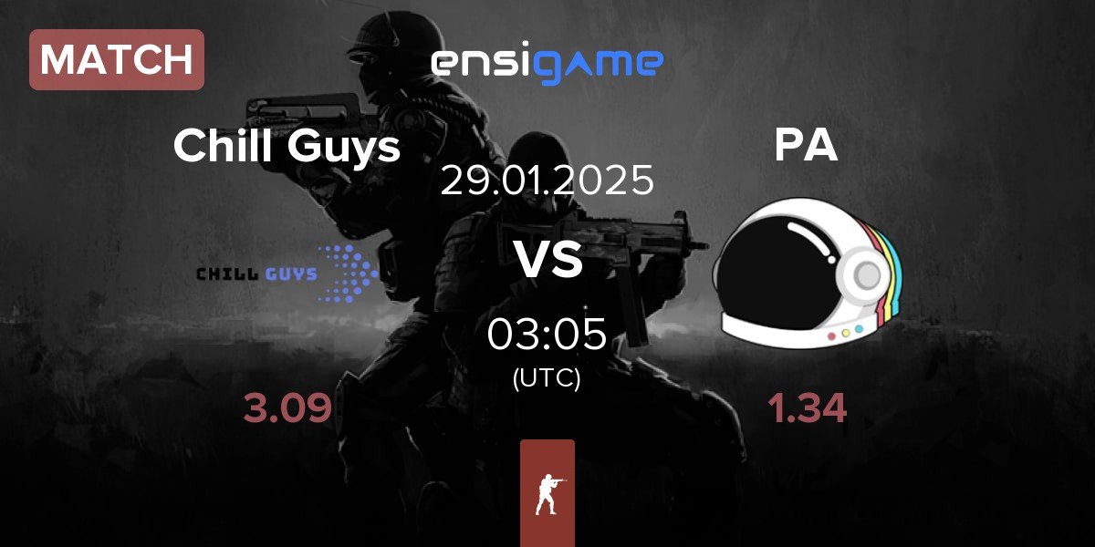 Match Chill Guys vs Party Astronauts PA | 29.01