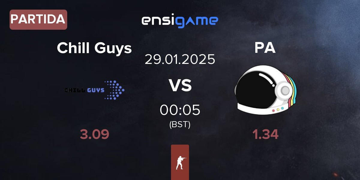 Partida Chill Guys vs Party Astronauts PA | 29.01