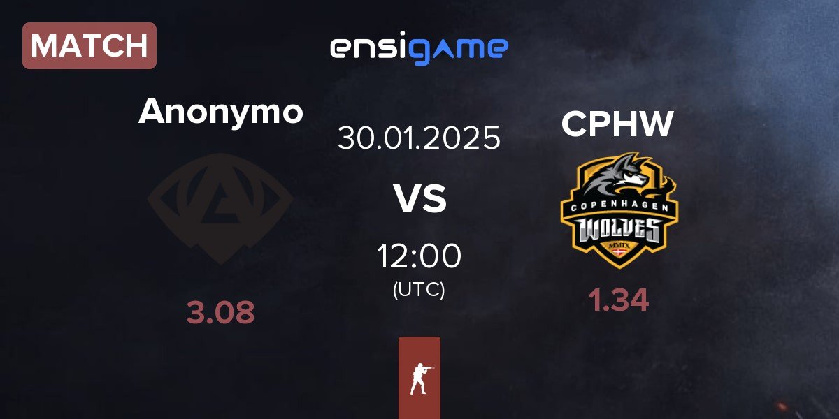 Match Anonymo Esports Anonymo vs Copenhagen Wolves CPHW | 30.01