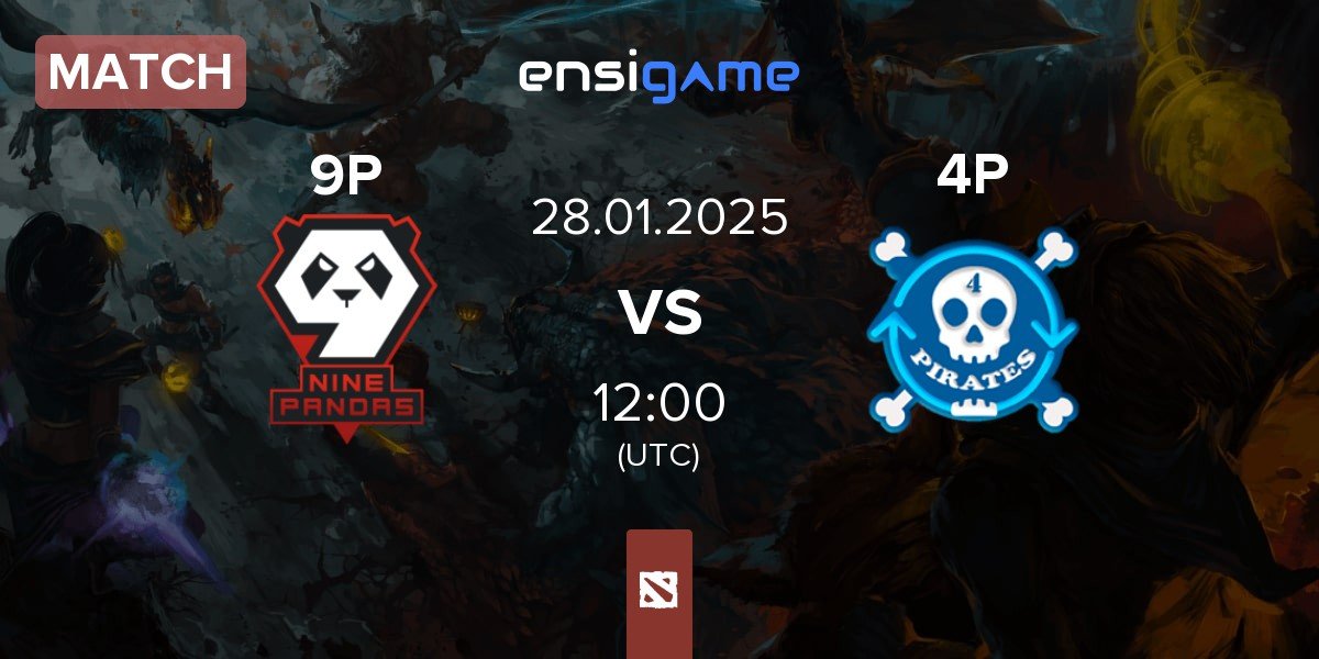 Match 9Pandas 9P vs 4Pirates 4P | 28.01