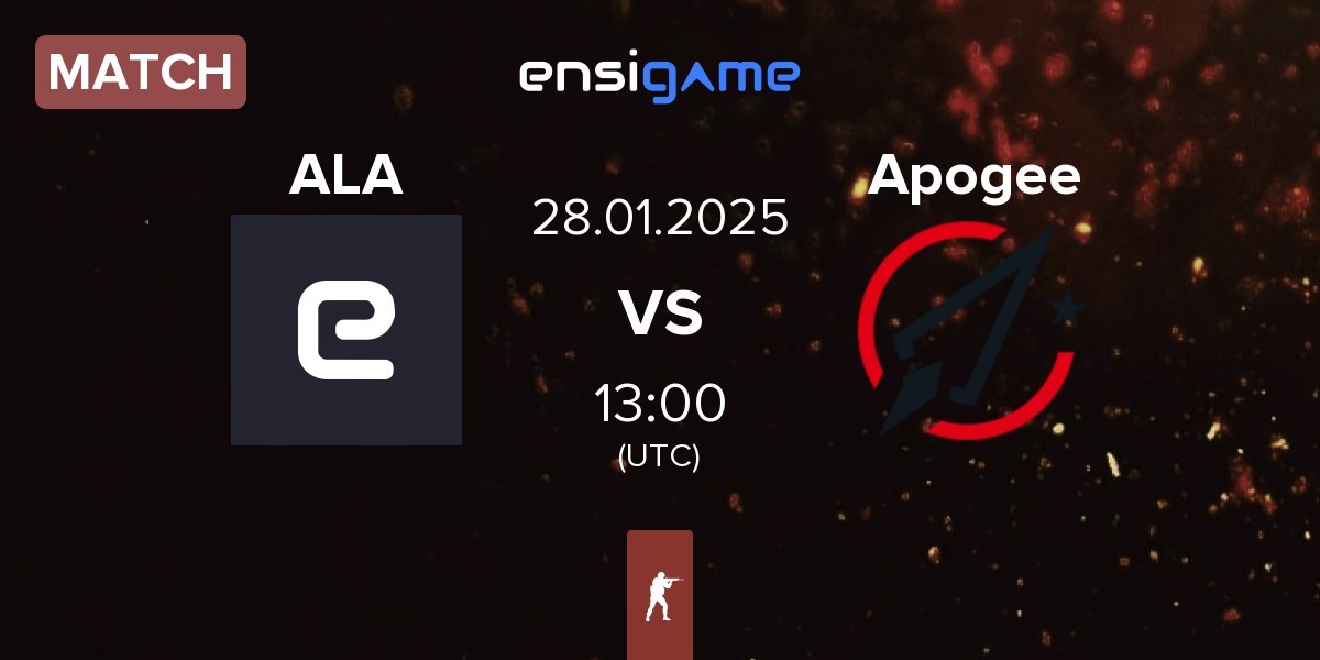 Match ALASKA vs Apogee | 28.01