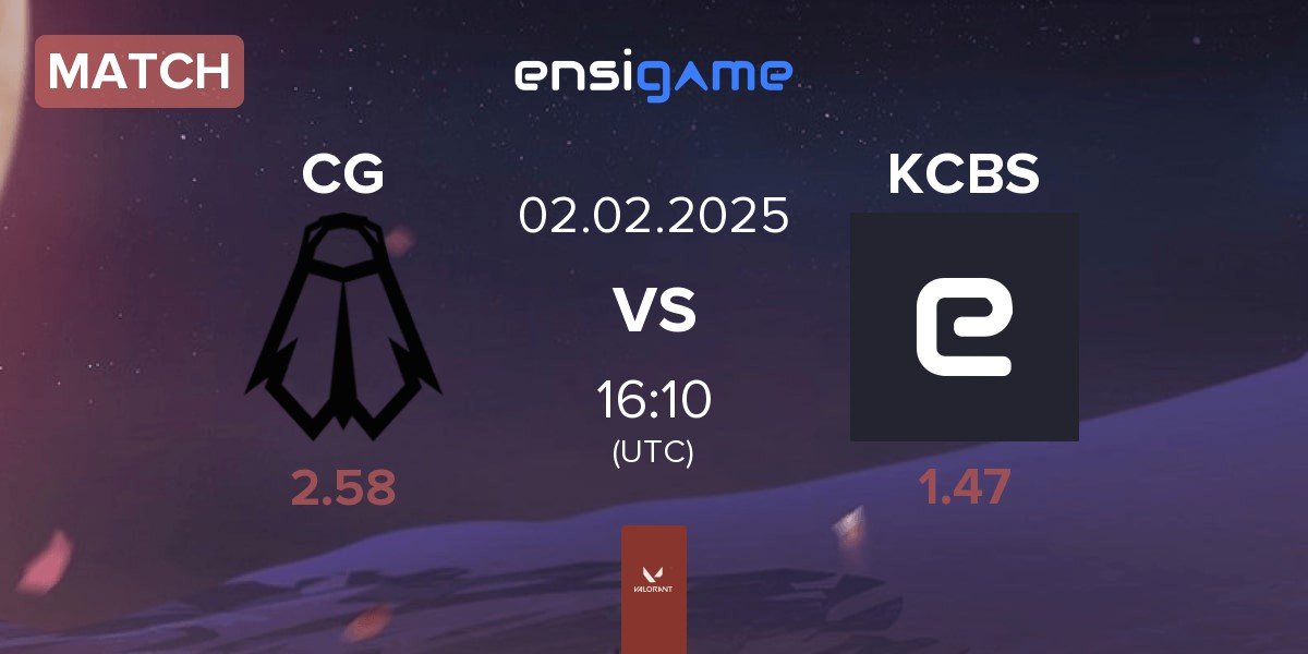 Match Cicadas Gaming CG vs Karmine Corp Blue Stars KCBS | 02.02