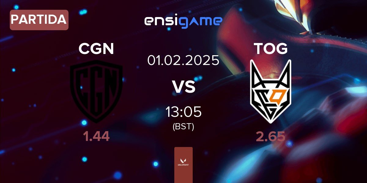 Partida CGN Esports CGN vs TeamOrangeGaming TOG | 01.02