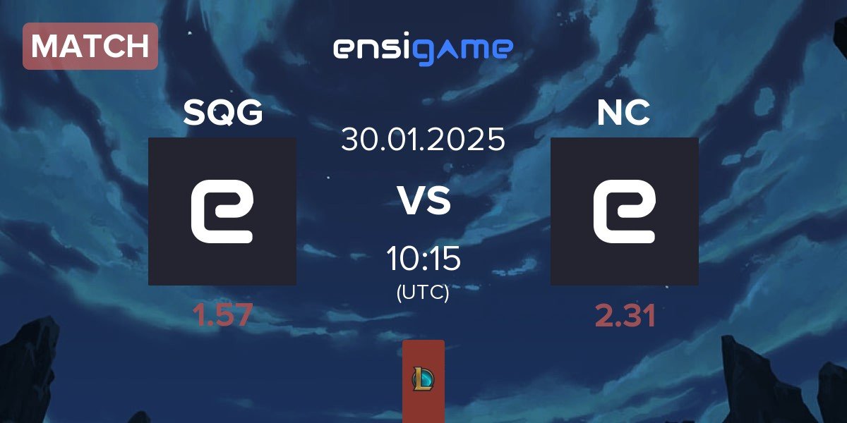 Match SPIRIT QUARTZ GAMING SQG vs NIGHT CAP NC | 30.01