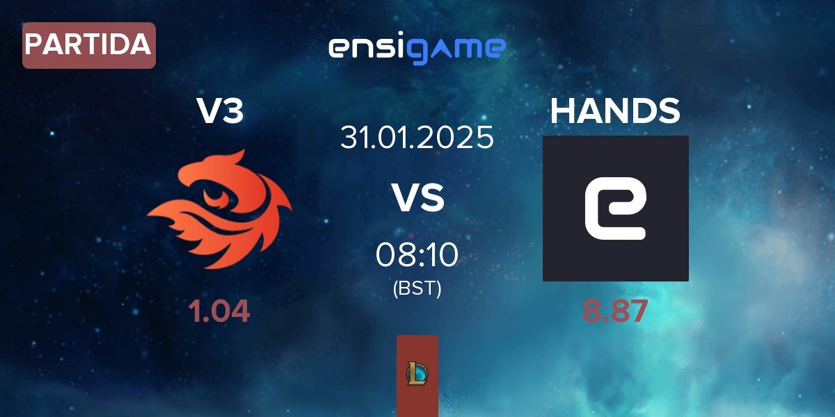 Partida V3 Esports V3 vs HANDS | 31.01