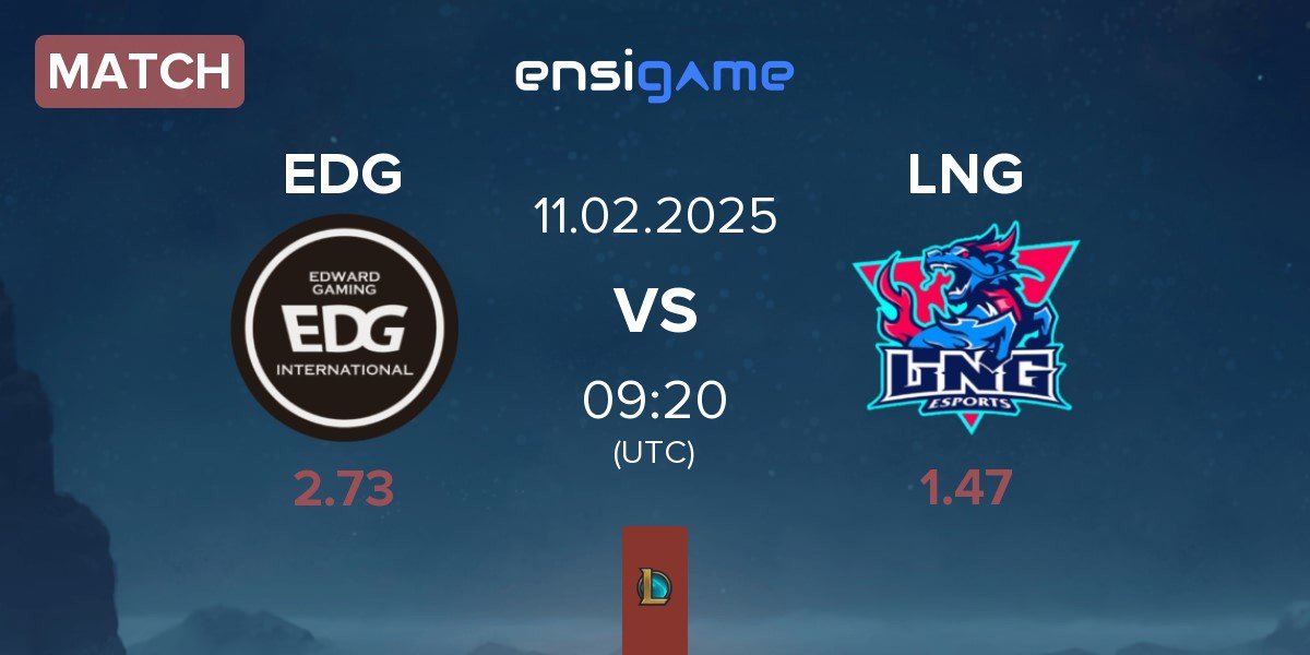 Match EDward Gaming EDG vs LNG Esports LNG | 11.02