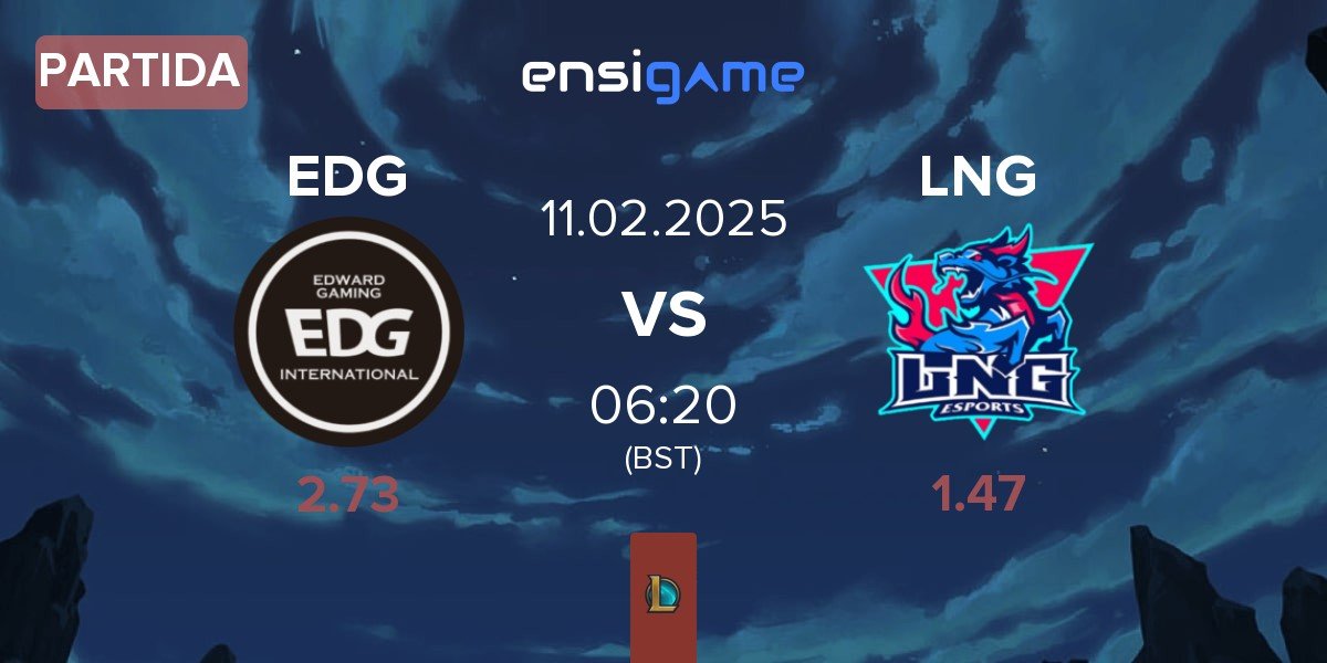 Partida EDward Gaming EDG vs LNG Esports LNG | 11.02