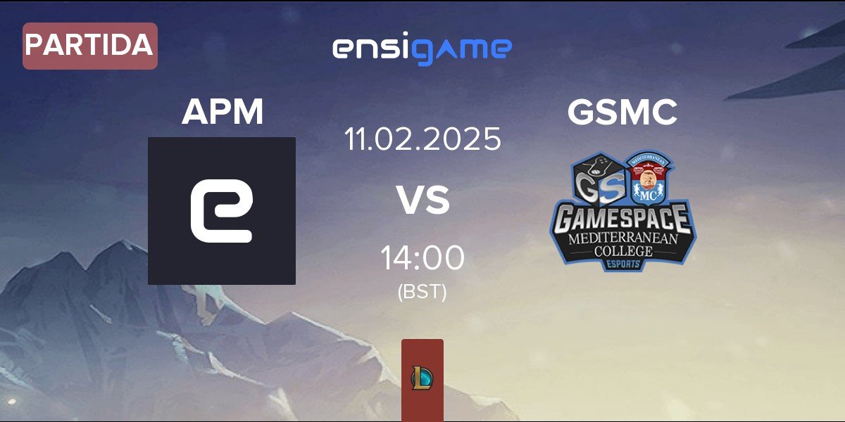 Partida Action Per Minute APM vs Gamespace MCE GSMC | 11.02