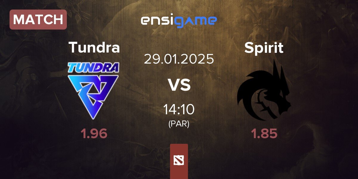 Match Tundra Esports Tundra vs Team Spirit Spirit | 29.01