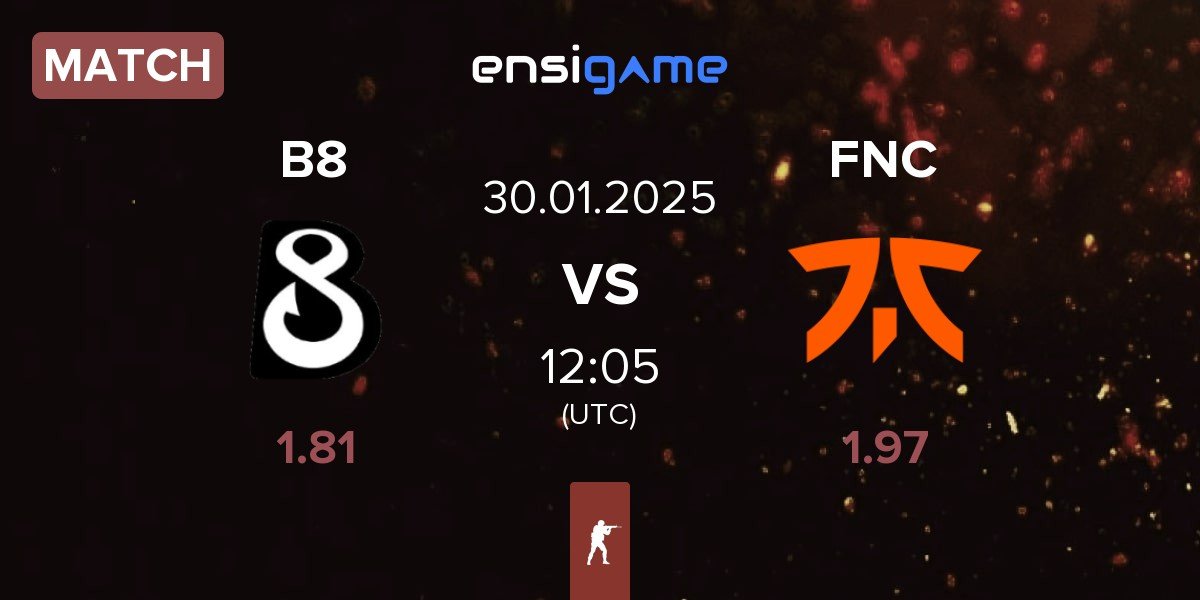 Match B8 vs Fnatic FNC | 30.01