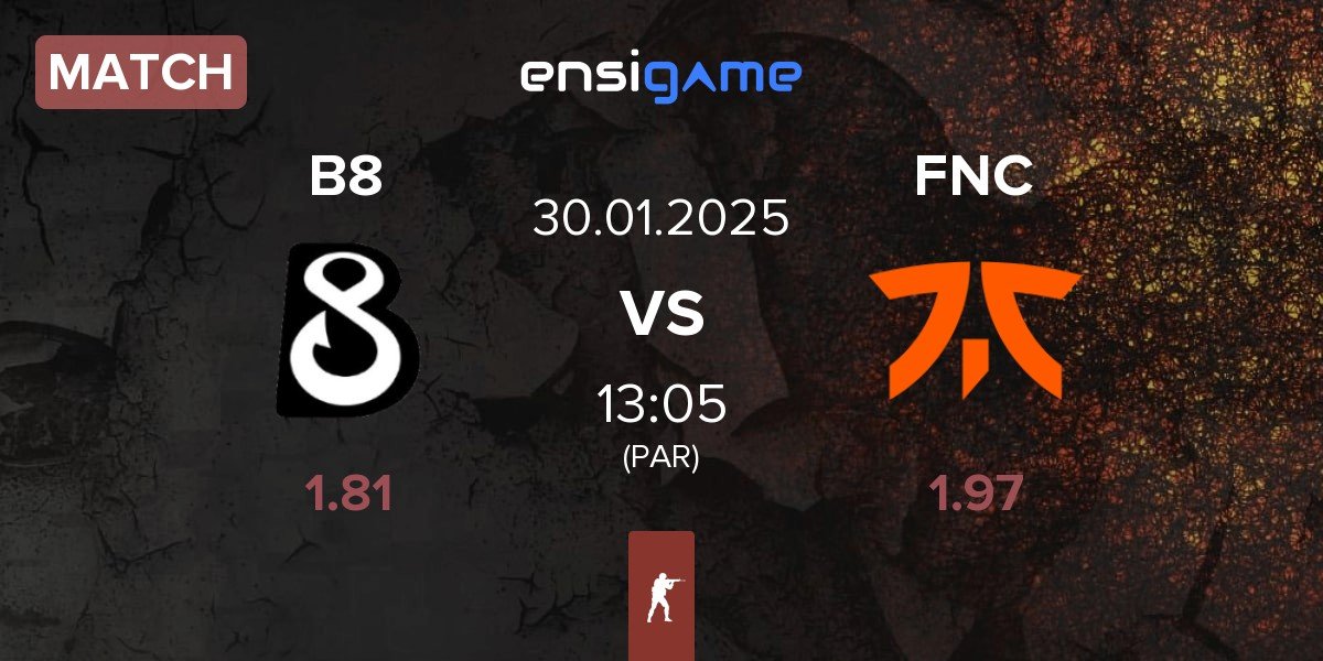 Match B8 vs Fnatic FNC | 30.01