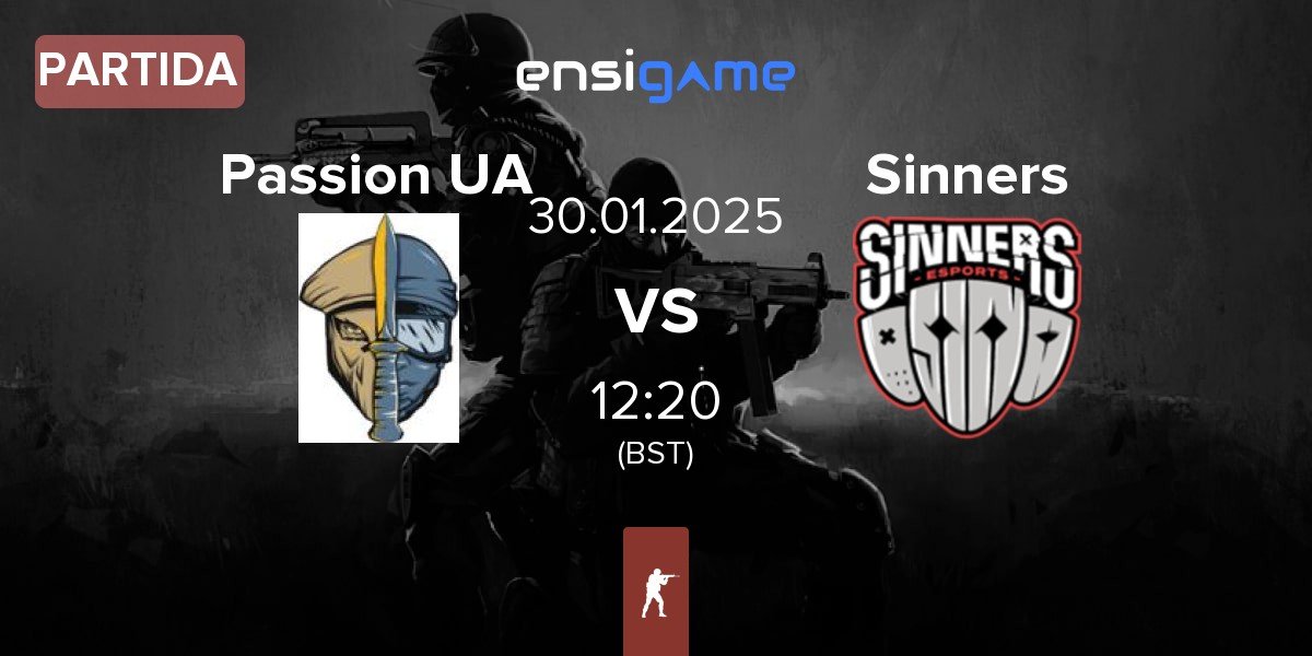 Partida Passion UA vs Sinners Esports Sinners | 30.01