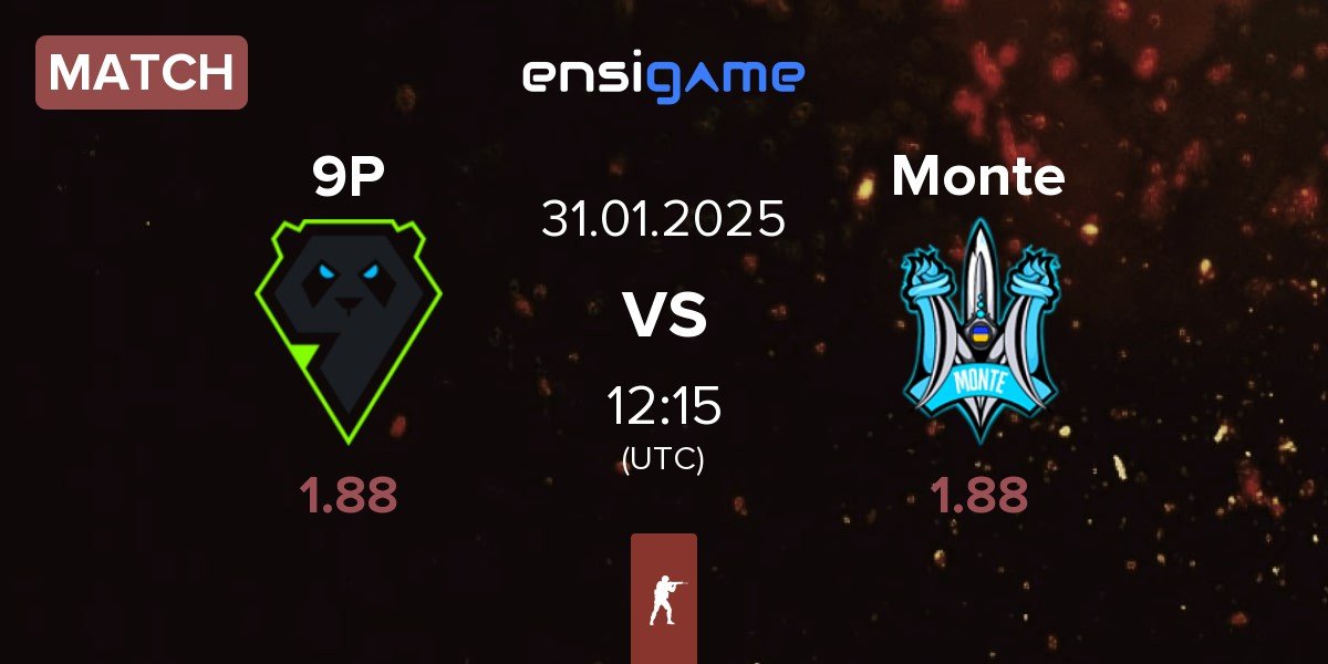 Match 9 Pandas 9P vs Monte | 31.01