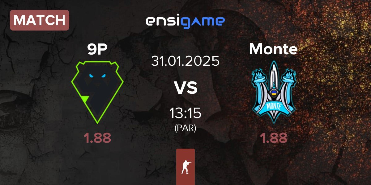 Match 9 Pandas 9P vs Monte | 31.01