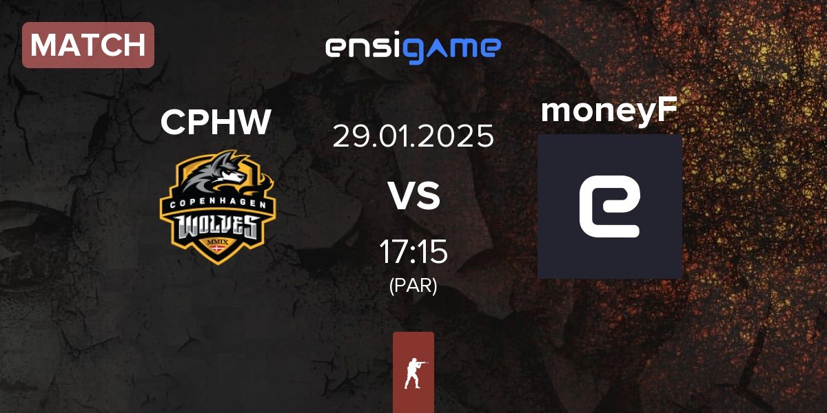 Match Copenhagen Wolves CPHW vs moneyF | 29.01