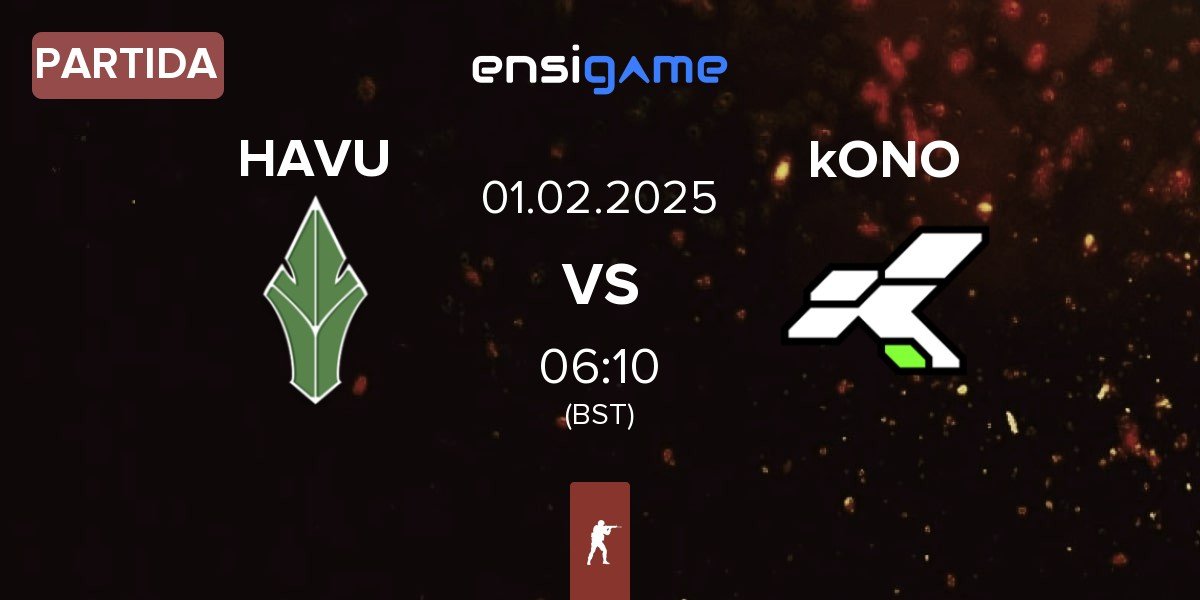 Partida HAVU Gaming HAVU vs kONO.ECF kONO | 01.02