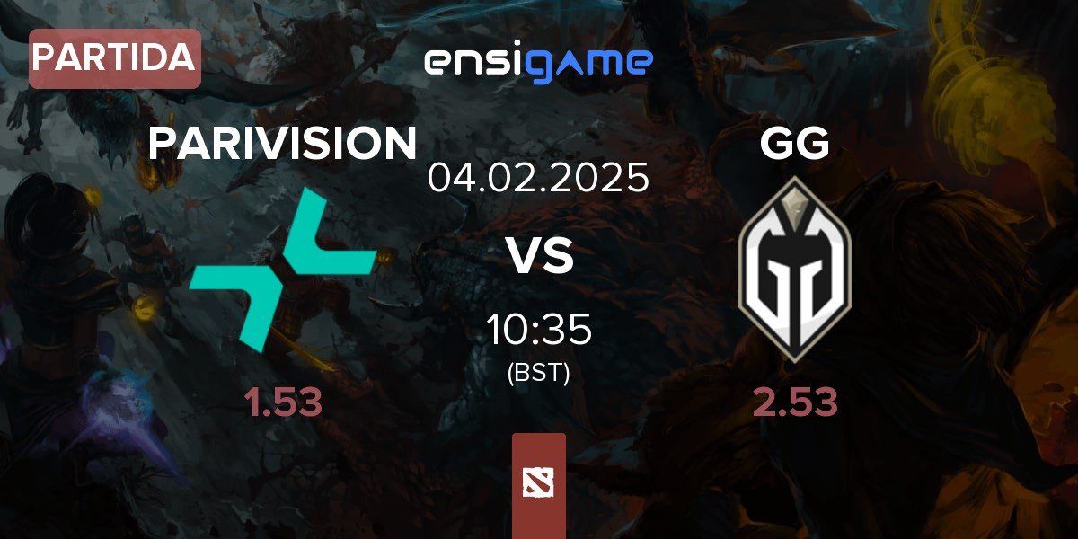 Partida PARIVISION vs Gaimin Gladiators GG | 04.02