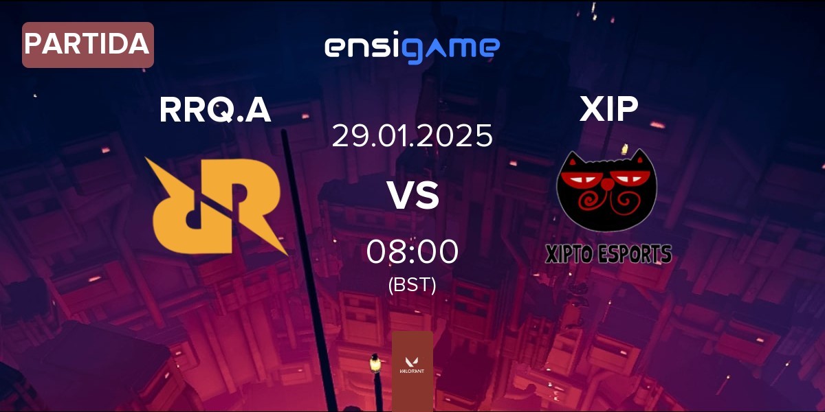 Partida Rex Regum Qeon Academy RRQ.A vs Xipto Esports XIP | 29.01