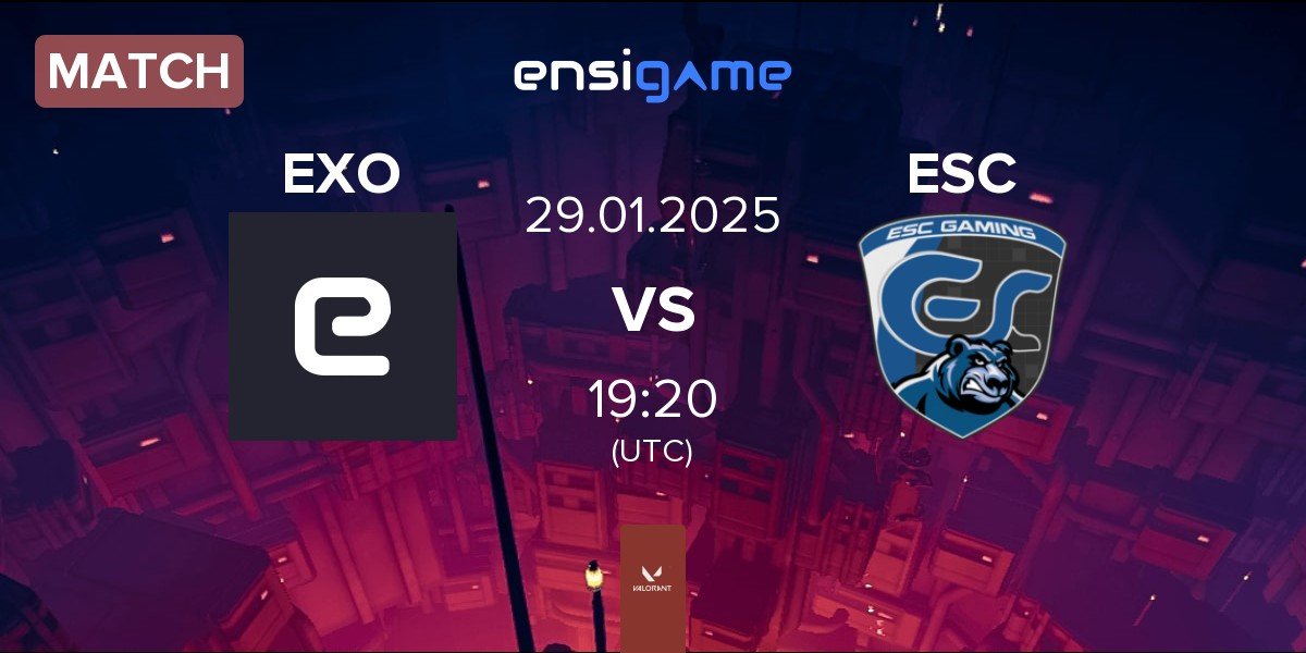 Match Exo Clan EXO vs ESC Gaming ESC | 29.01