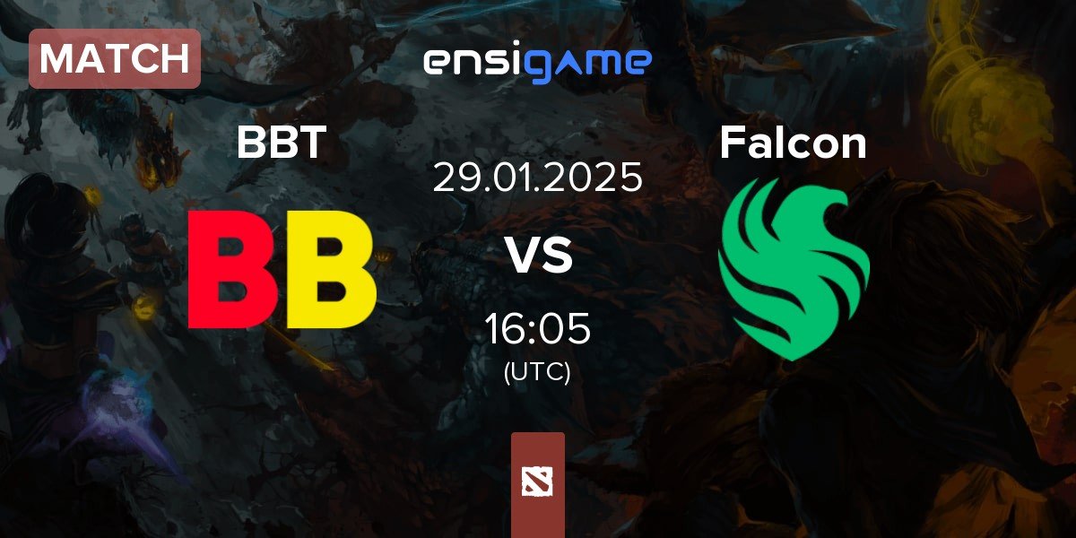 Match BetBoom Team BBT vs Team Falcons Falcon | 29.01