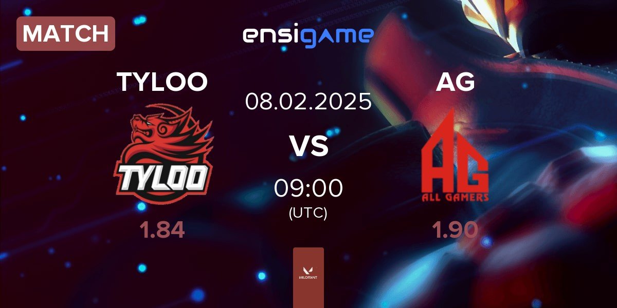 Match TYLOO vs ALL GAMERS AG | 08.02