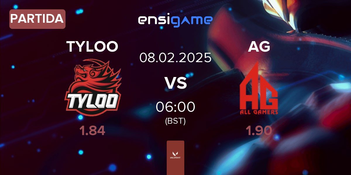 Partida TYLOO vs ALL GAMERS AG | 08.02