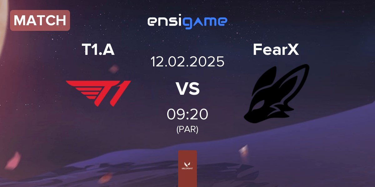 Match T1 Academy T1.A vs FearX | 12.02