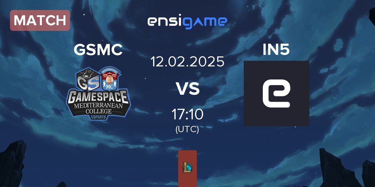 Match Gamespace MCE GSMC vs Team Insidious IN5 | 12.02