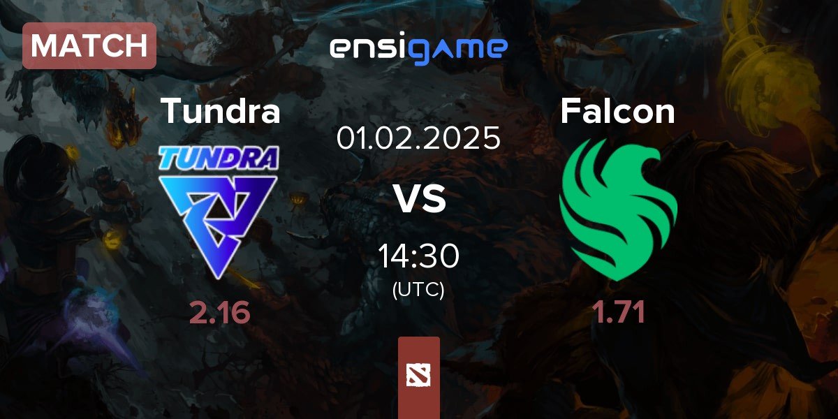 Match Tundra Esports Tundra vs Team Falcons Falcon | 01.02