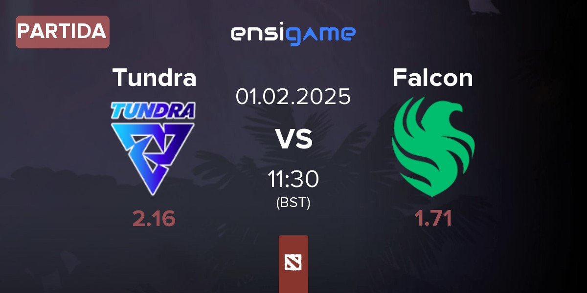 Partida Tundra Esports Tundra vs Team Falcons Falcon | 01.02