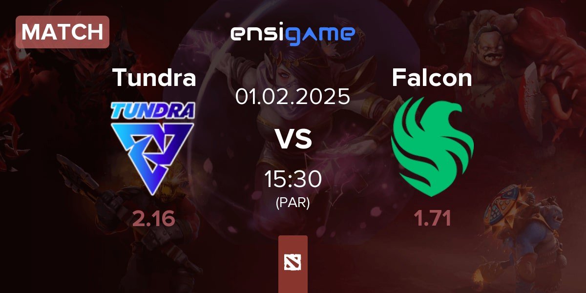 Match Tundra Esports Tundra vs Team Falcons Falcon | 01.02