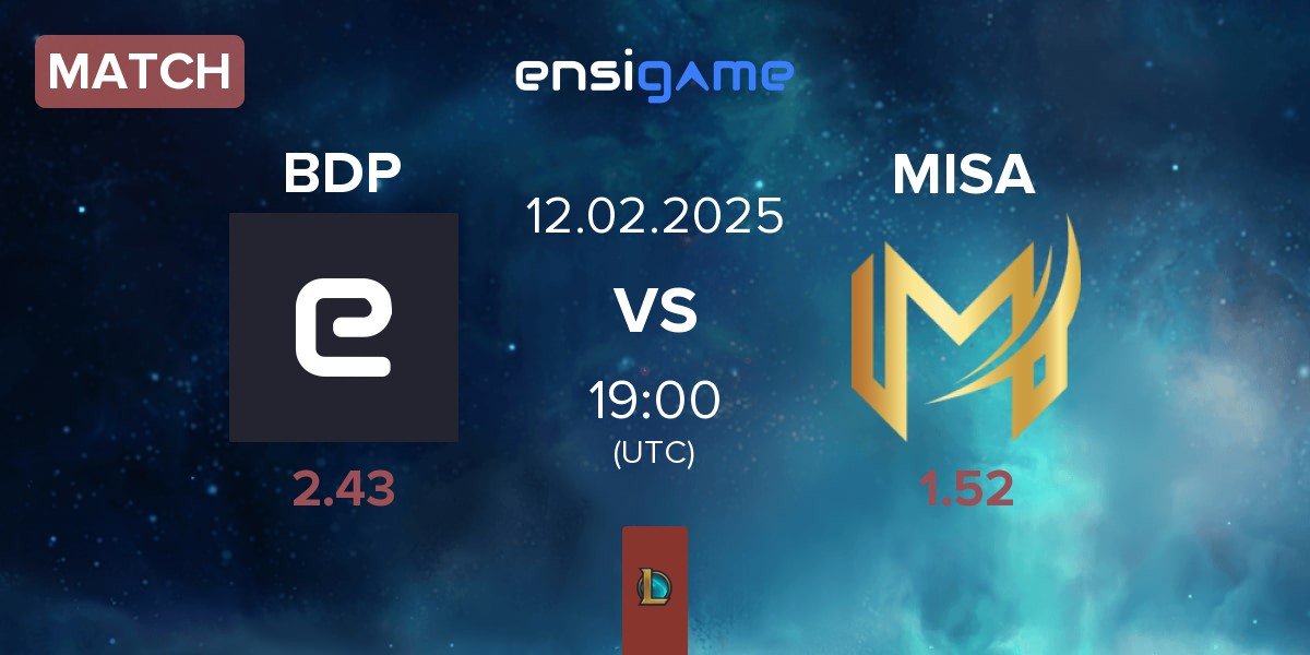 Match BBL Dark Passage BDP vs Misa Esports MISA | 12.02