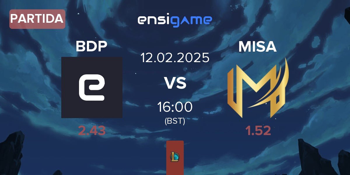 Partida BBL Dark Passage BDP vs Misa Esports MISA | 12.02