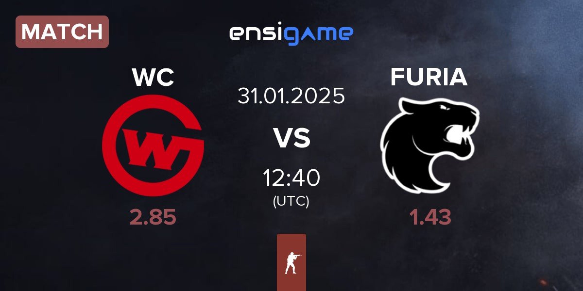 Match Wildcard Gaming WC vs FURIA Esports FURIA | 31.01