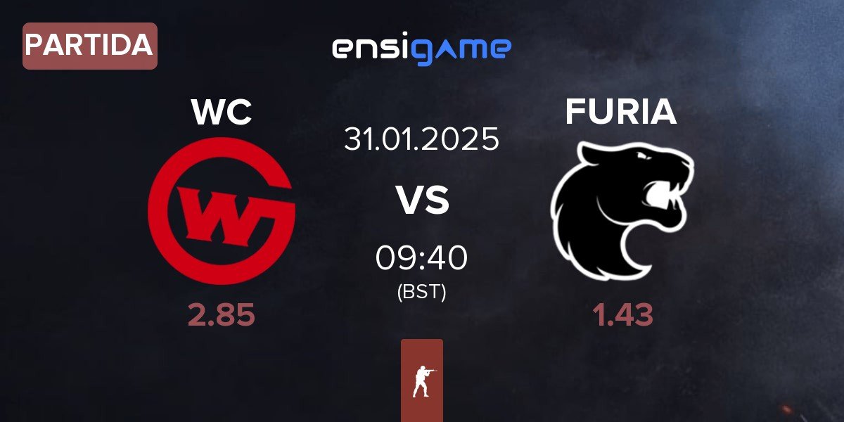 Partida Wildcard Gaming WC vs FURIA Esports FURIA | 31.01