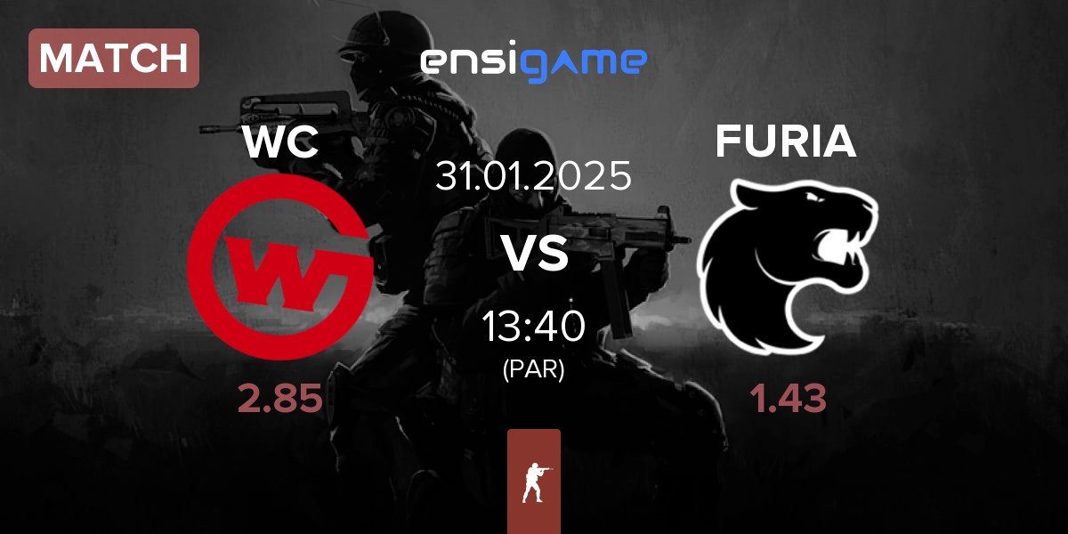 Match Wildcard Gaming WC vs FURIA Esports FURIA | 31.01