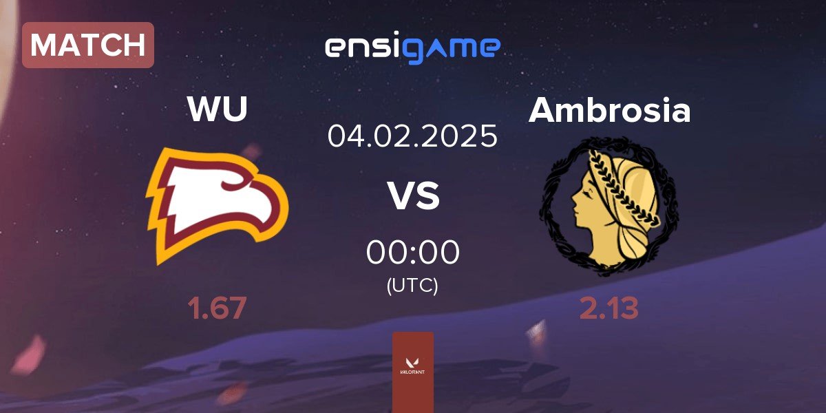 Match Winthrop University WU vs Ambrosia | 04.02